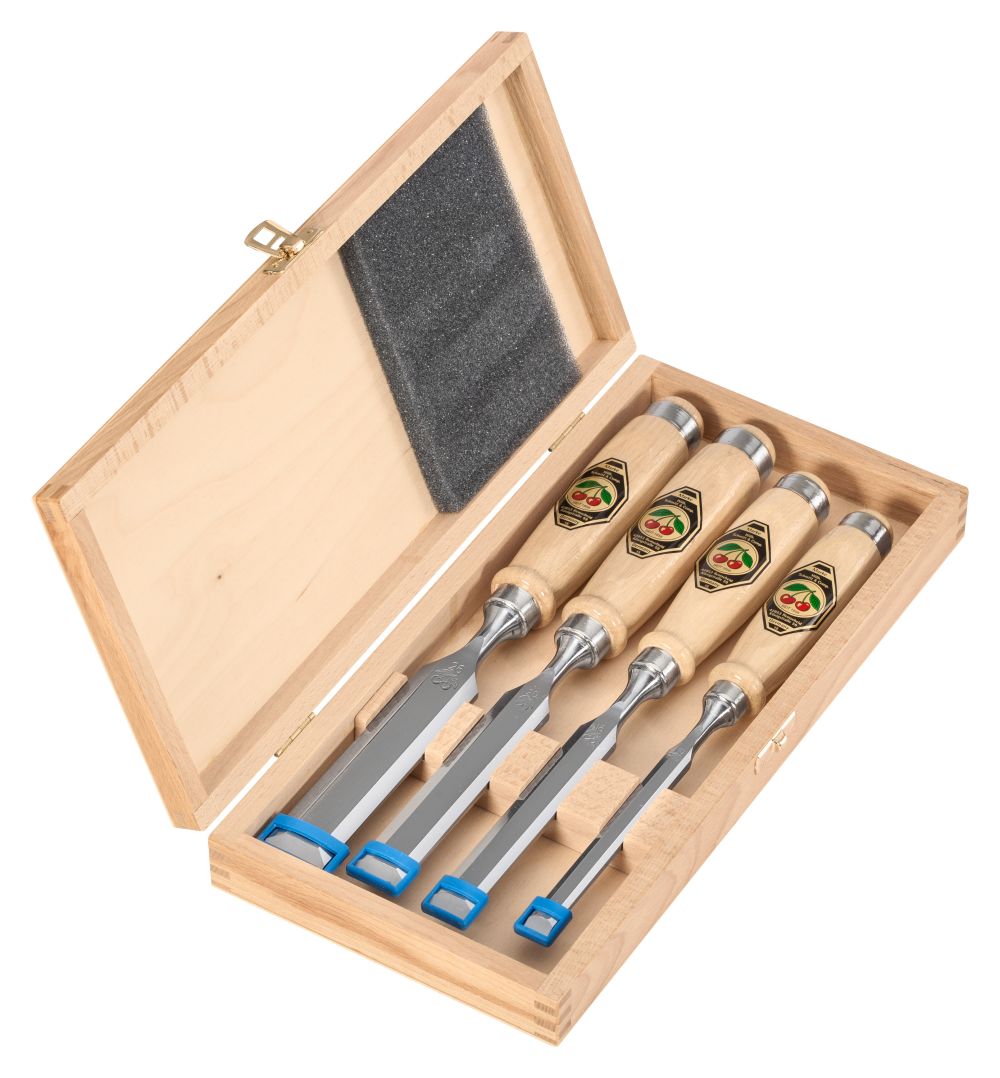 Set de ciseaux made in Germany dans coffret en bois, 4 pièces