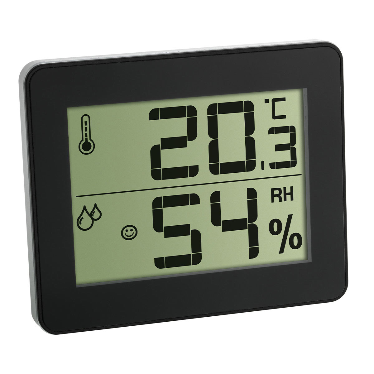 Digitales Thermo-Hygrometer, schwarz Master