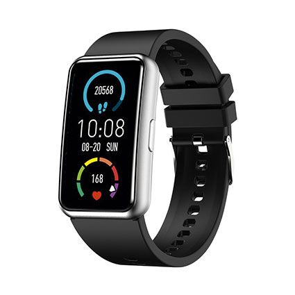 Atlanta 9720/7 Fitnesstracker - Smartwatch - silber-schwarz