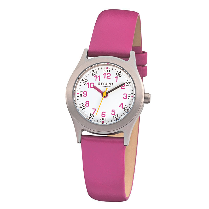 REGENT Kinderuhr pink