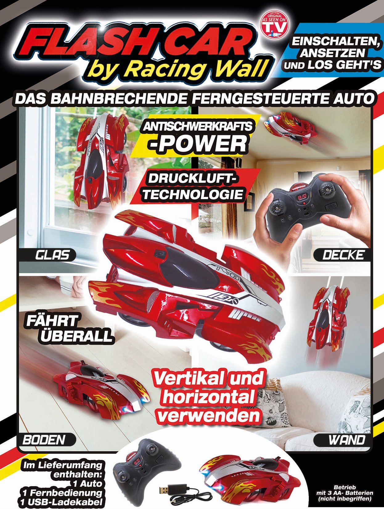 Flash Car by Racing Wall - roule partout - spectaculaire