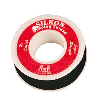 Silikon-Perlseide korallrot, 0,29mm, Länge 18m