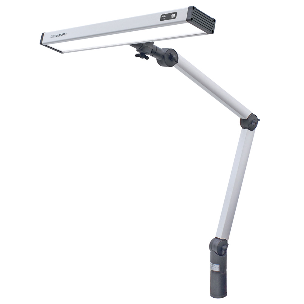 LED-Arbeitsplatzleuchte UNILED II TUNABLE WHITE Gelenkarm, 20W, 3000~6500K, Leuchtenbreite 380 mm - DIMMBAR Master