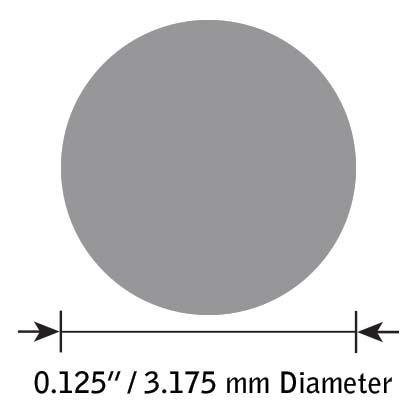 Glensteel Rohling rund 3,17 mm