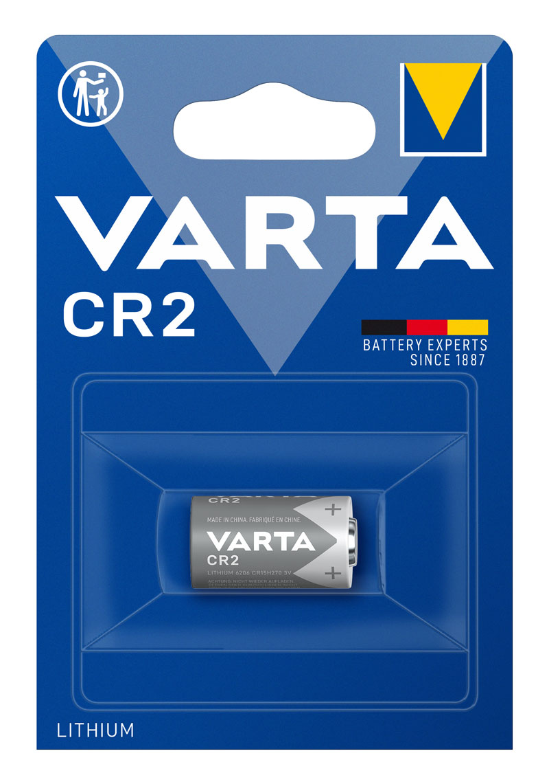 Varta CR2 Lithium Knopfzelle