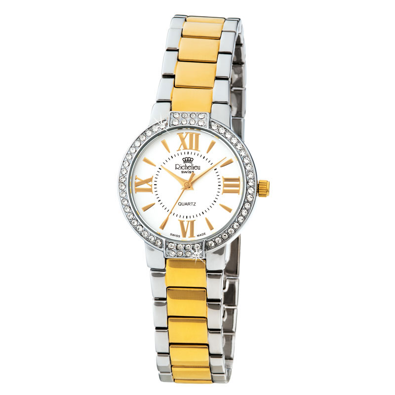 RICHELIEU SWISS MADE élégant bracelet à quartz pour dames