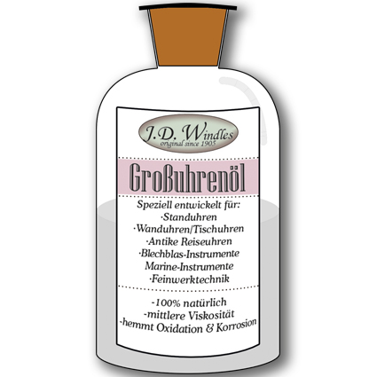 Großuhrenöl J.D. Windles, 100ml