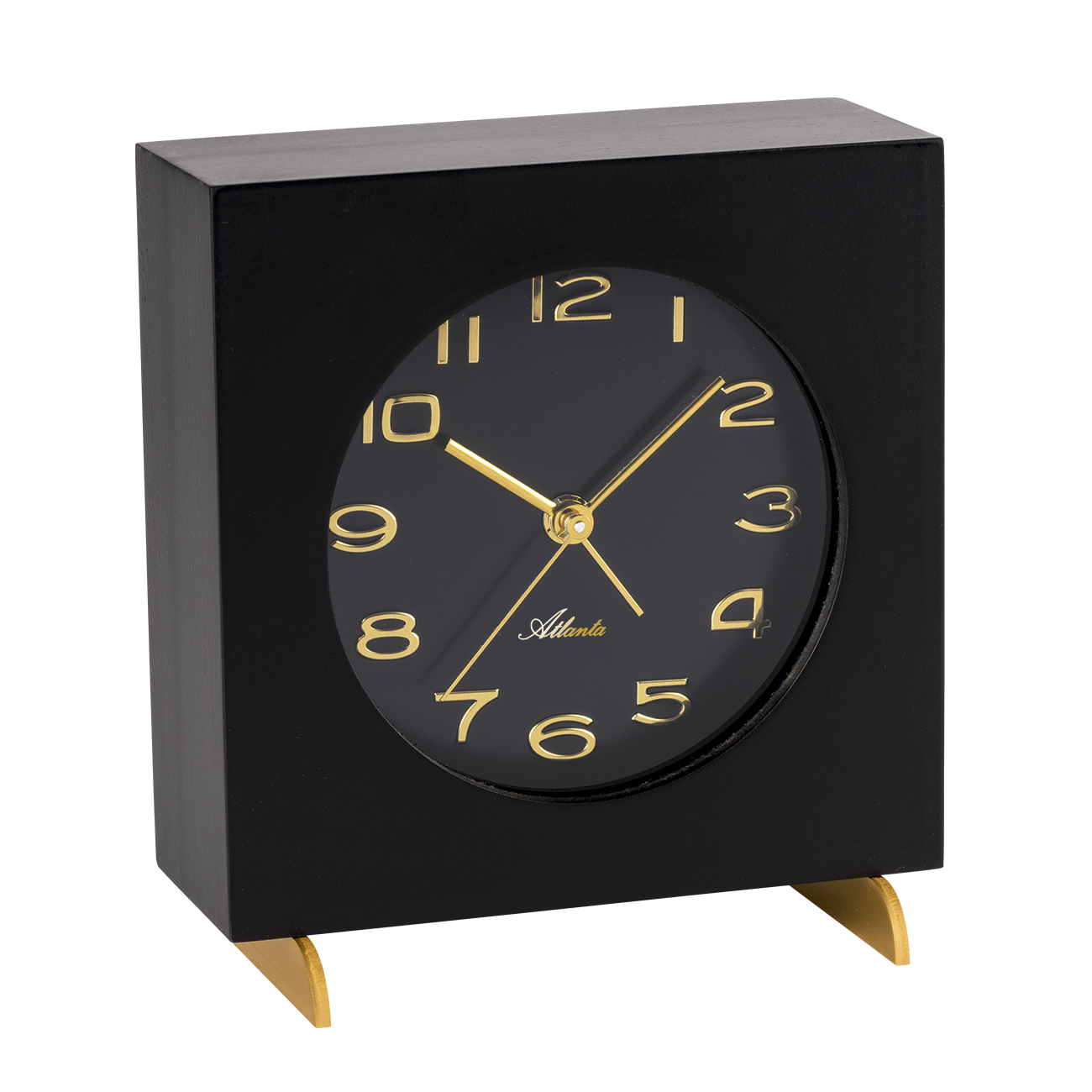 Atlanta 3104/7 Horloge de bureau quartz noir