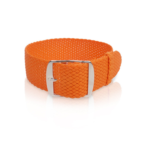 Perlonband orange, 18mm