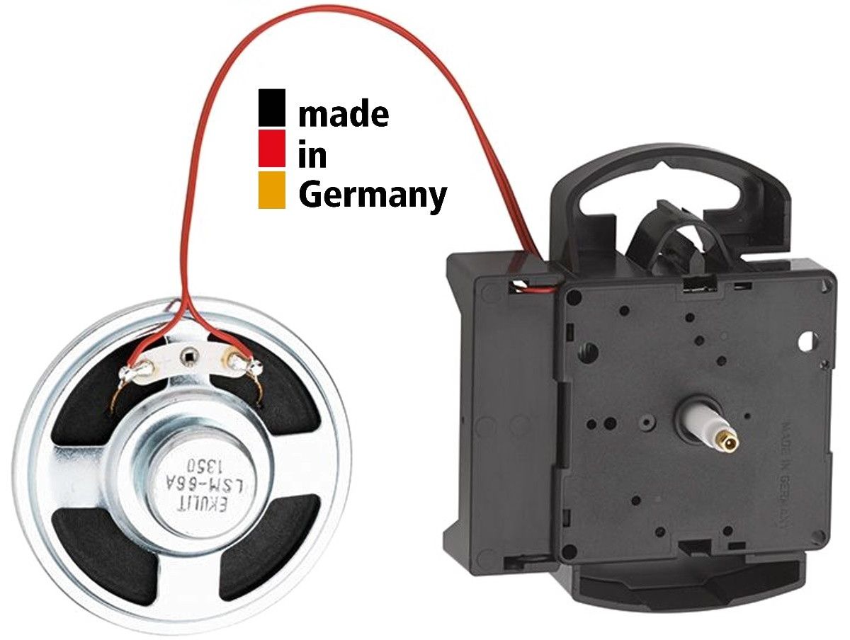 Quarzuhrwerk Hermle 2114, ZWL 16mm, Westminster oder Bim Bam, ohne Pendel Master