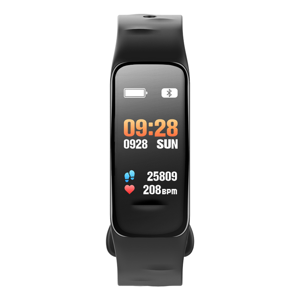 Fitness Tracker, schwarz, mit Farbdisplay Master