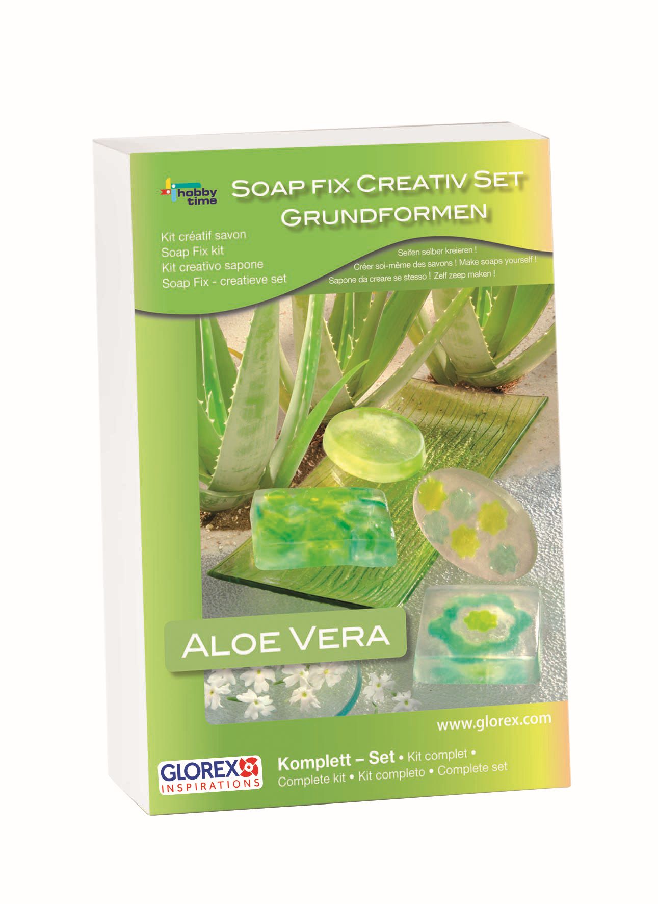 SoapFix Kit de bricolage - Savon à l'aloe vera à mouler soi-même