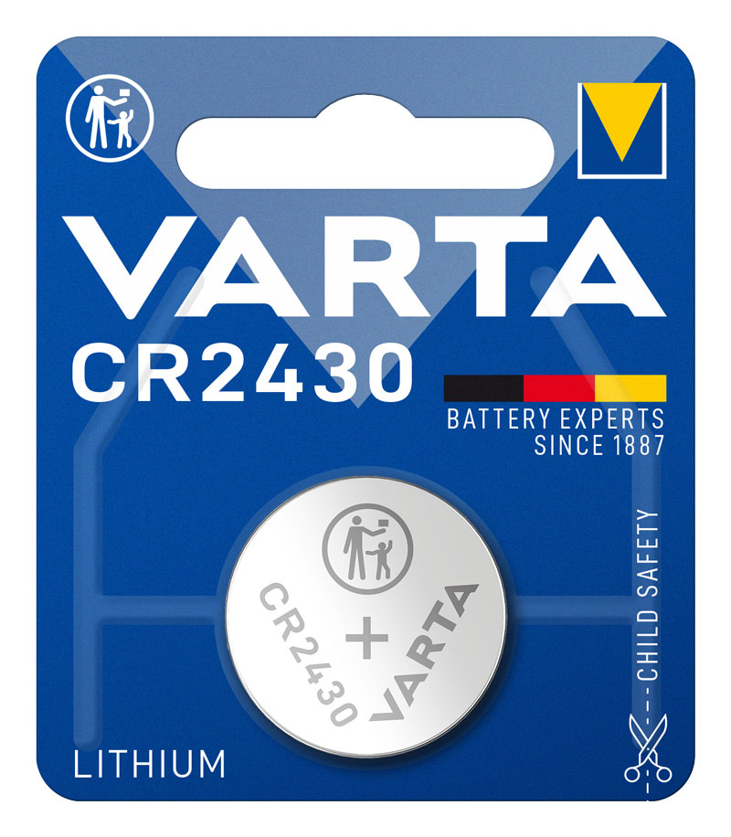 Varta 2430 Lithium Knopfzelle