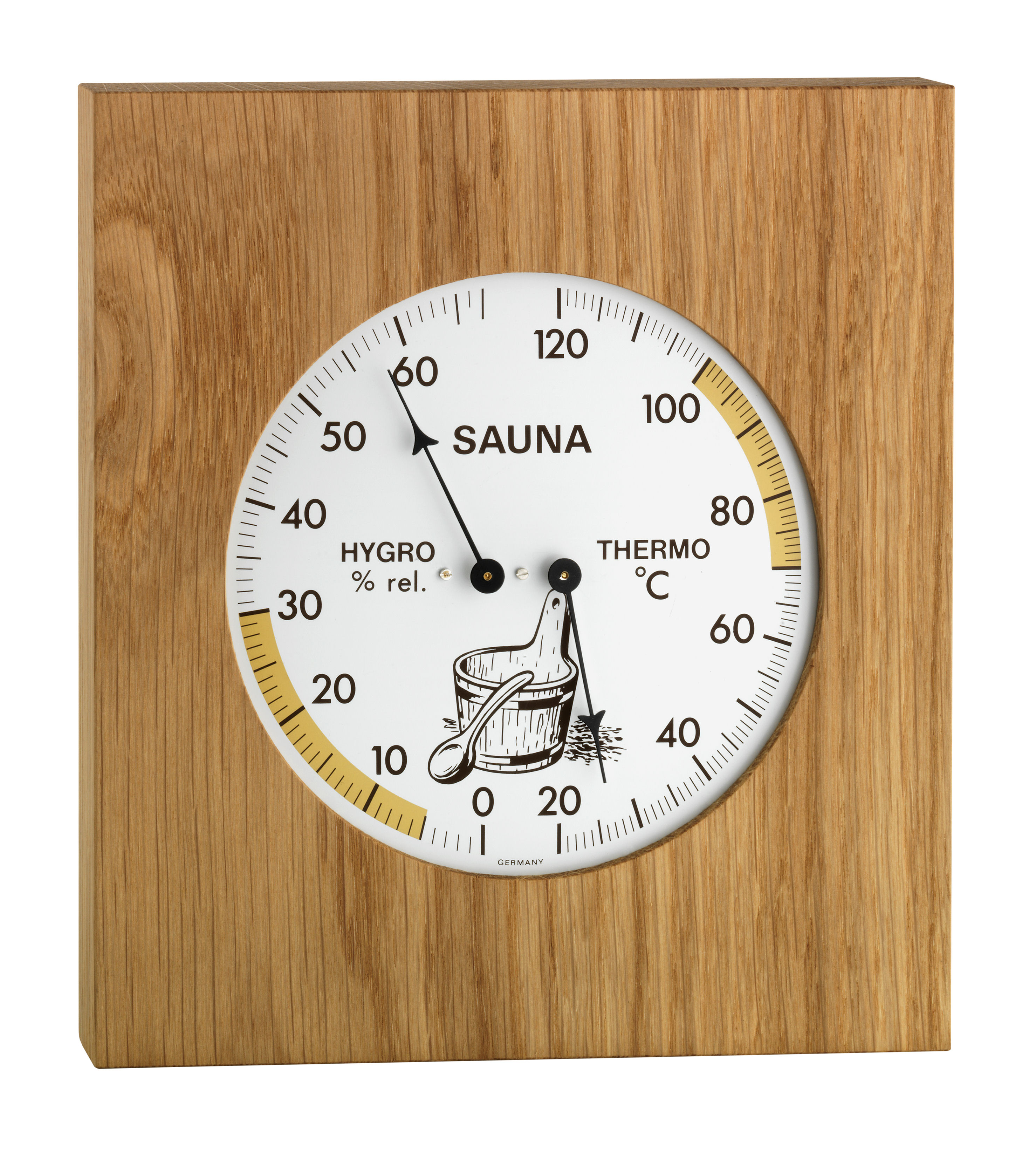 Sauna-Thermo-Hygrometer, 180x200mm