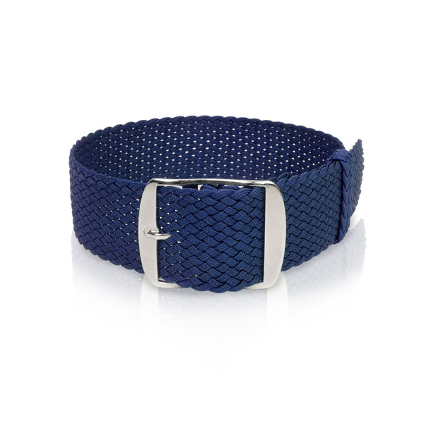 Perlonband navy-blau, 18mm