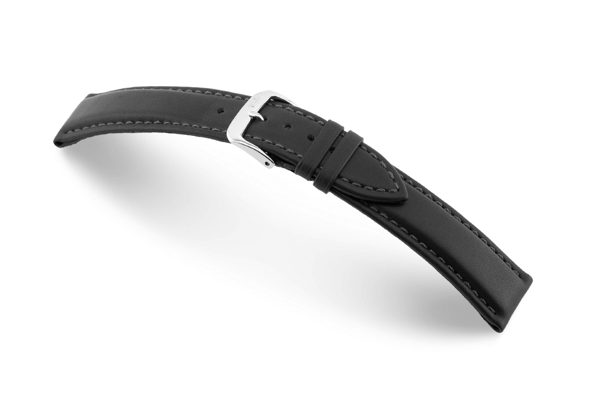 Lederband Corona 18 mm schwarz