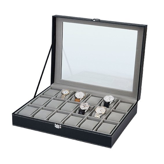 Coffret de collection pour 18 montres