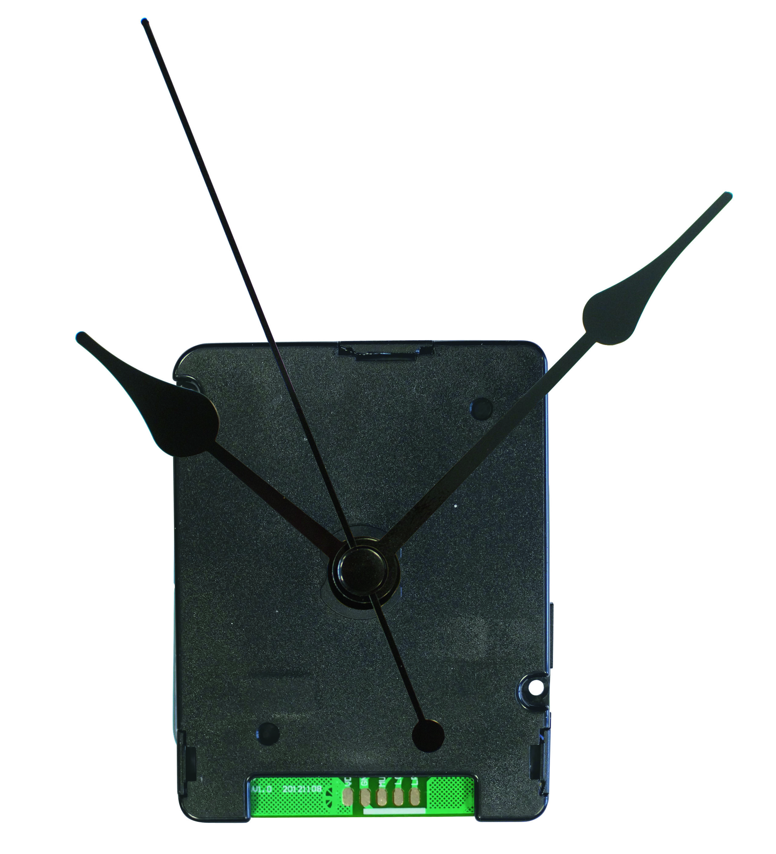 Mouvement radiopiloté avec se-conde rampante (sans tictac),  71 x 55 x 40 mm