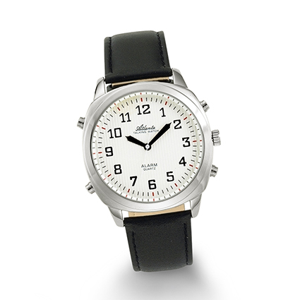 Atlanta 8908/19 argent montre parlante