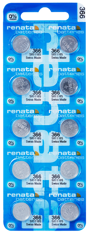 Renata 366 Knopfzelle Multipack