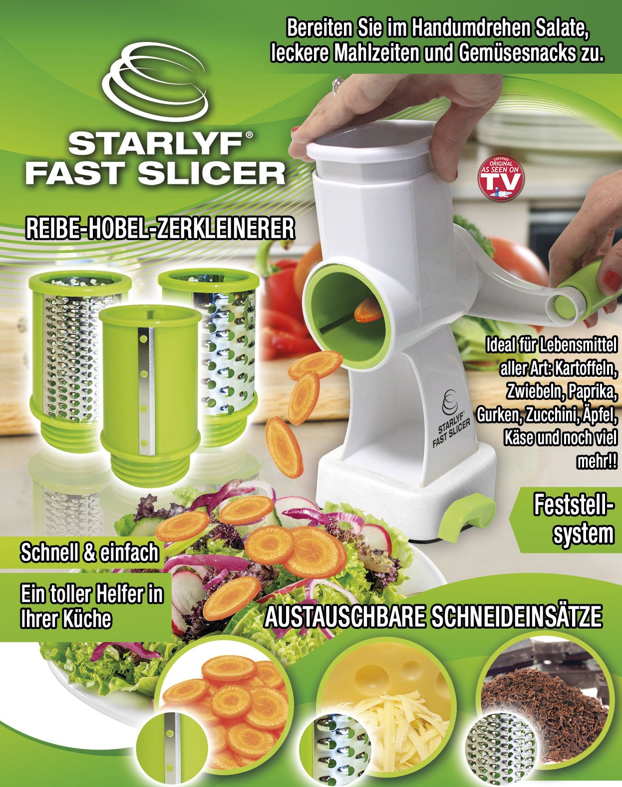 Fast Slicer Multicoupe - râpe, tranche, hache