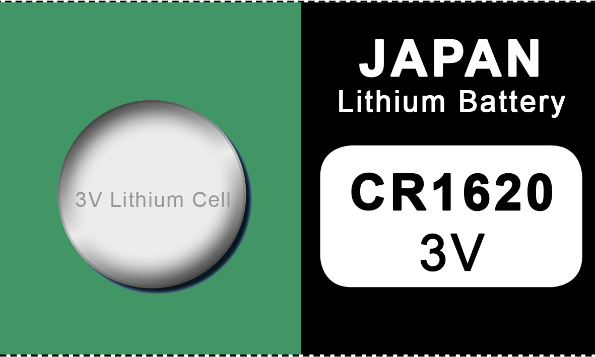 Japan 1620 Lithium Knopfzelle