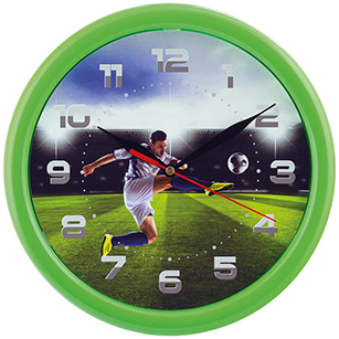 Horloge Murale d'enfants footballeur