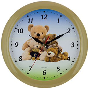 Kinderwanduhr Teddys