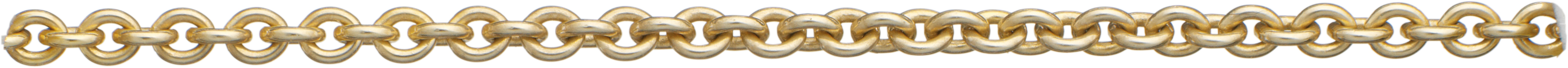 Ankerkette rund Gold 585/-Gg 2,30mm, Drahtstärke 0,60mm