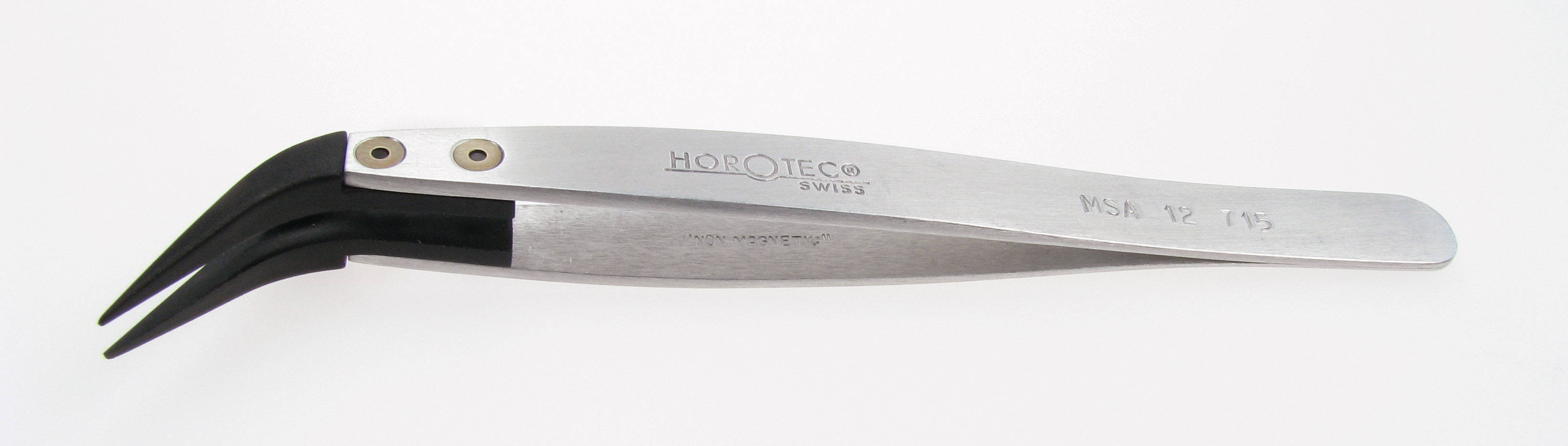 Aluminium Kornzangen mit Carbonfiber-Spitzen Sichelform Horotec