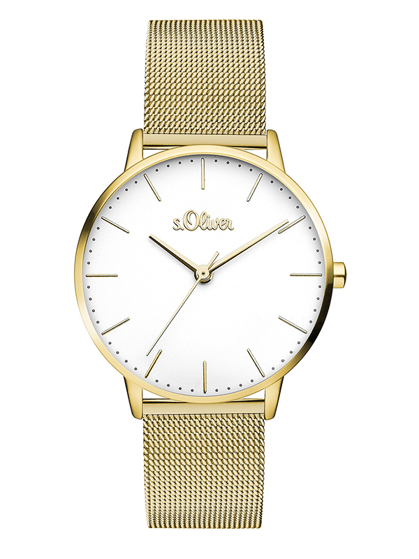 s.Oliver Edelstahl gold SO-3445-MQ