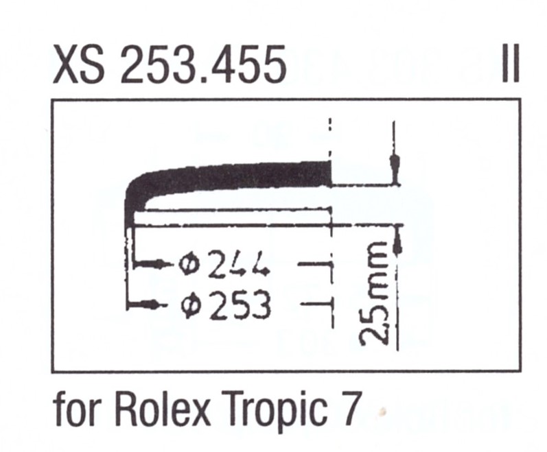 Glas XS 253.455 Stülpglas Kunststoff