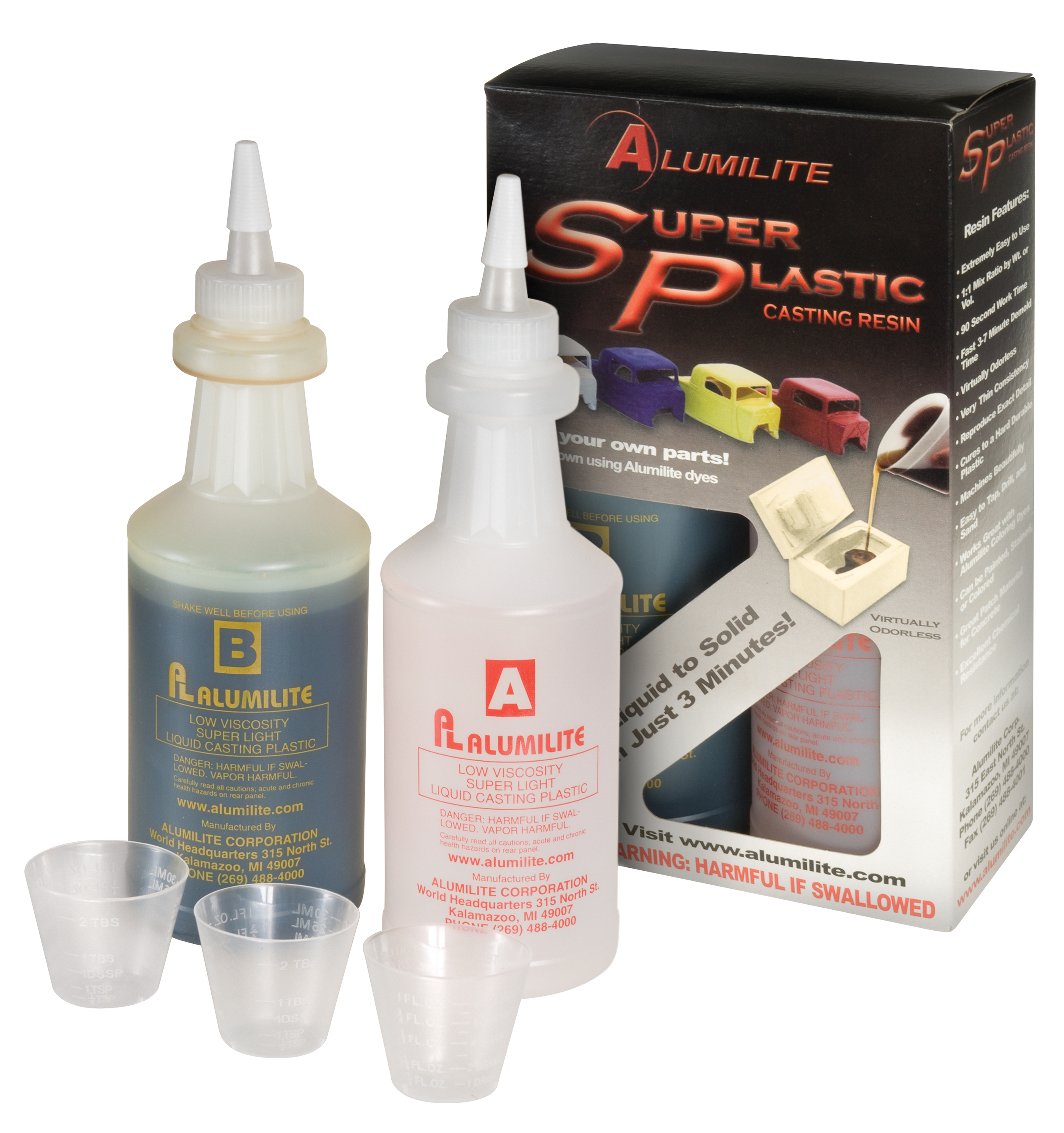 GRS Alumilite Super Plastic 800g, hellbraun