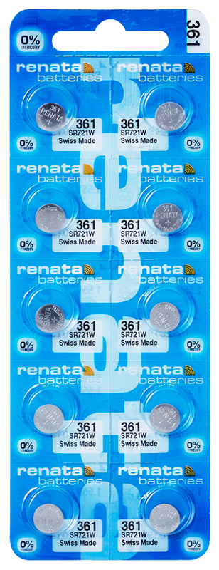 Renata 361 Knopfzelle Multipack