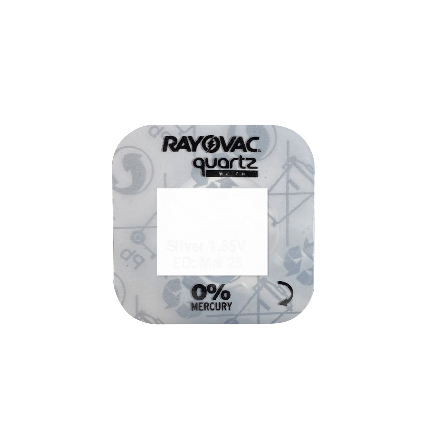 Rayovac 301 Singlepack Knopfzelle