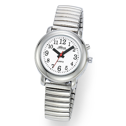 Atlanta 8915/19 argent montre parlante