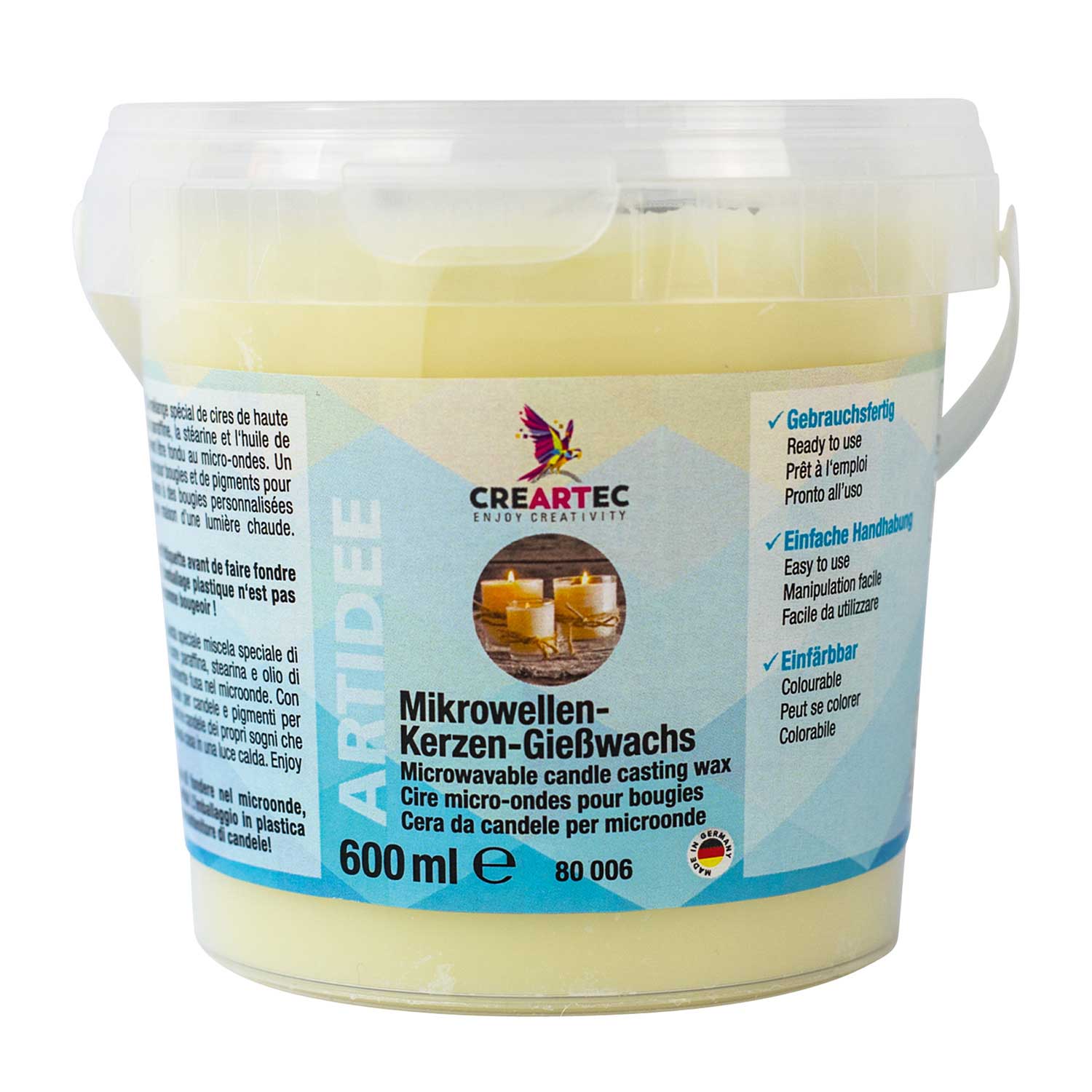 Mikrowellen-Kerzen-Gießwachs 600g