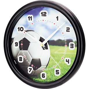 Kinderwanduhr Fußball