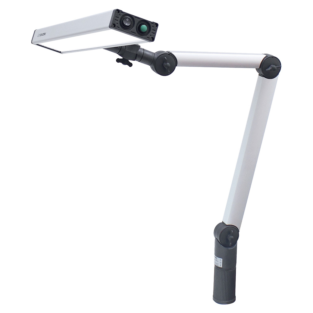 Arbeitsplatzleuchte UNILED II UHRMACHER 19 Watt - mit verkürztem Arm speziell für kurze Tische Master