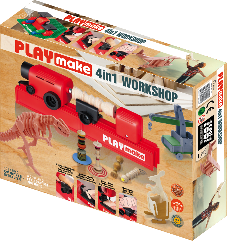 PLAYmake outils de modélisme 4in1 adapté aux enfants