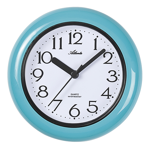 Atlanta 454/6 horloge de bain quartz turquoise