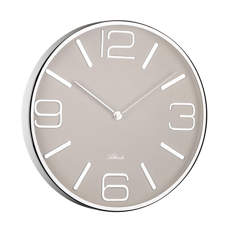 Atlanta 4515/0 Quarz-Wanduhr creme Master