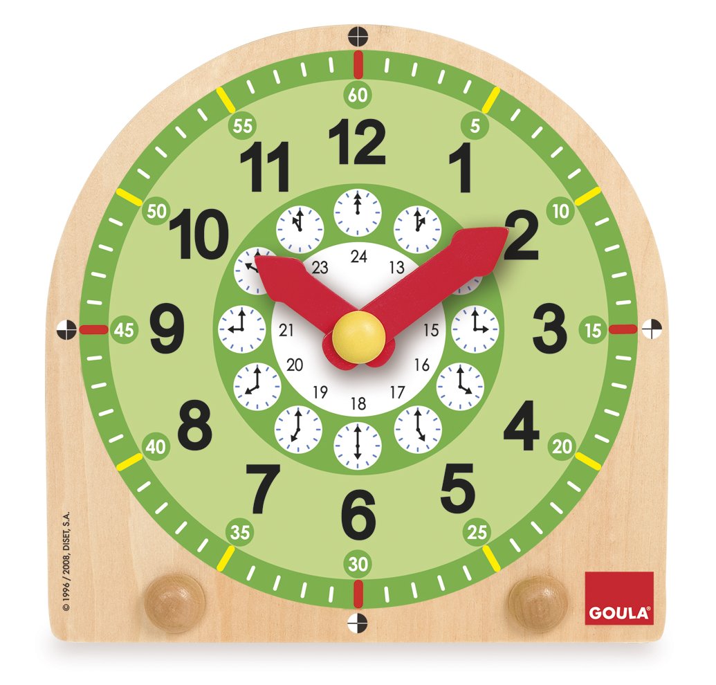 GOULA Horloge d'apprendre le temps