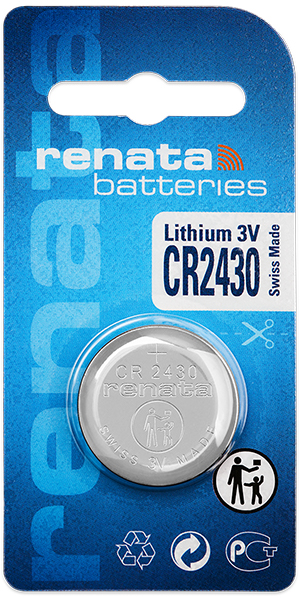 Renata 2430 Lithium Knopfzelle