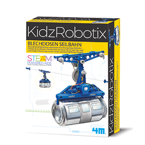 KidzRobotix Monocâble de boite en fer-blanc