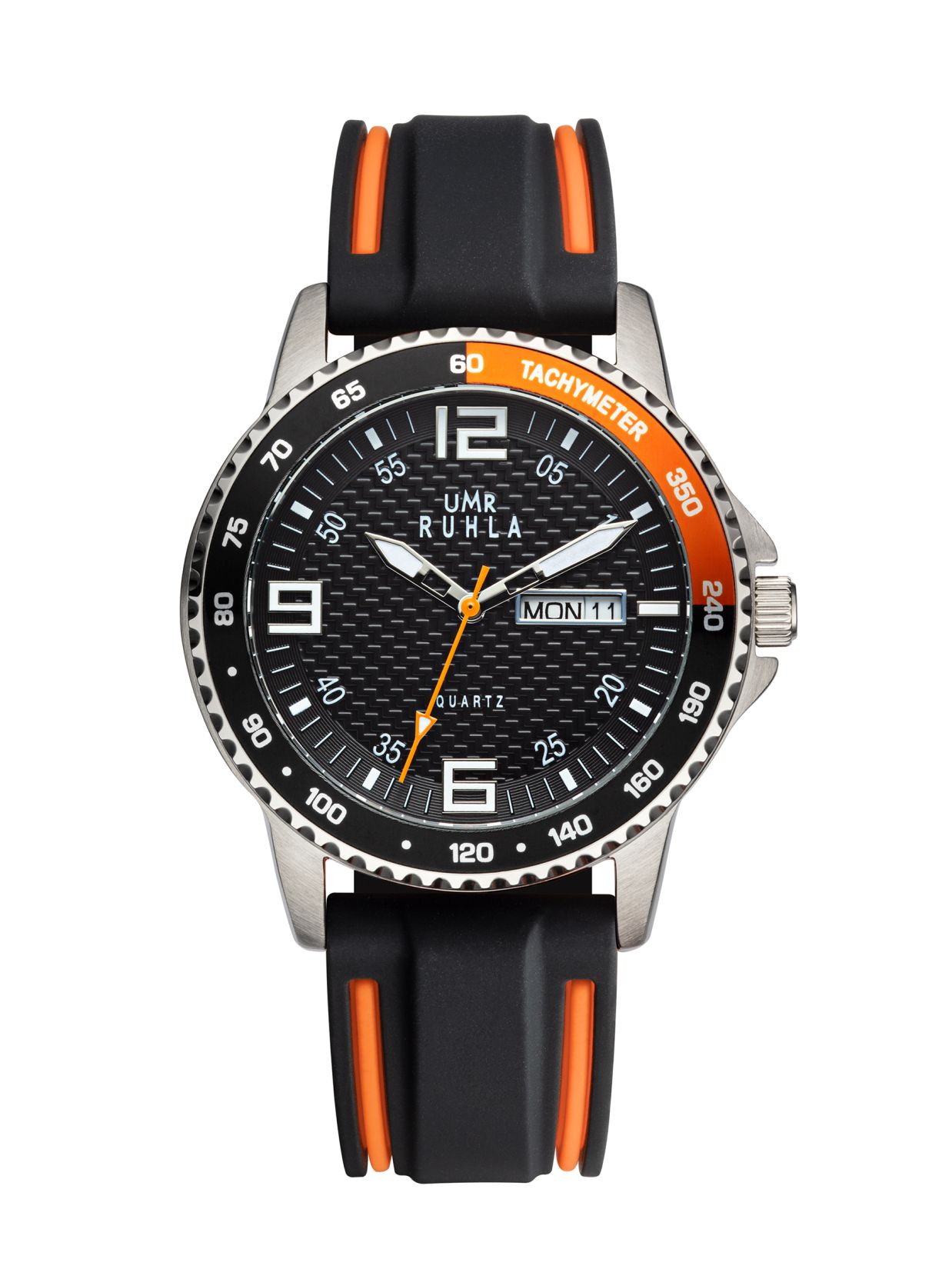 Montres Manufacture Ruhla - Montre Sport - noir-orange