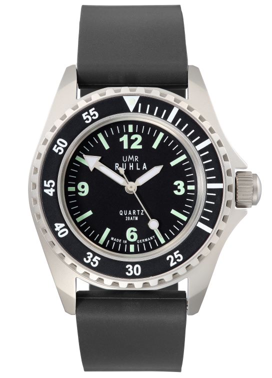 Uhren Manufaktur Ruhla - Kampfschwimmer-Uhr - Original-Uhrwerk Kaliber 13 Master