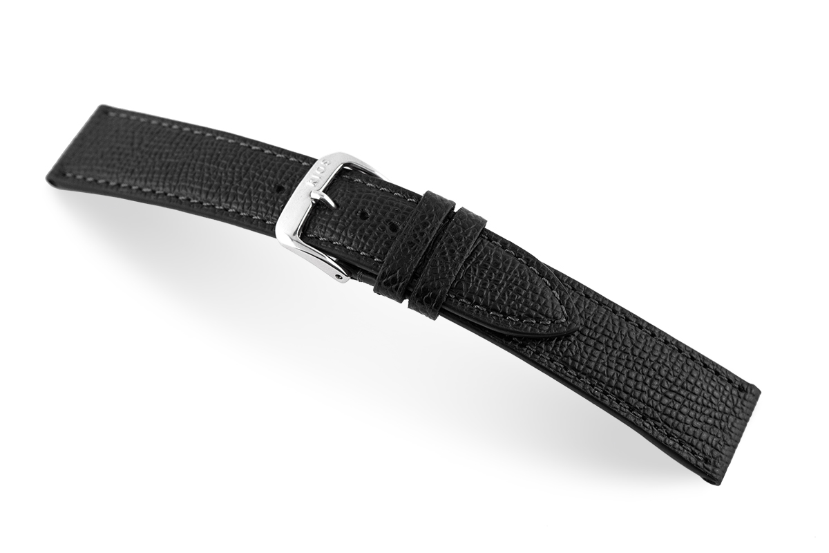 Lederband Pasadena 14 mm schwarz