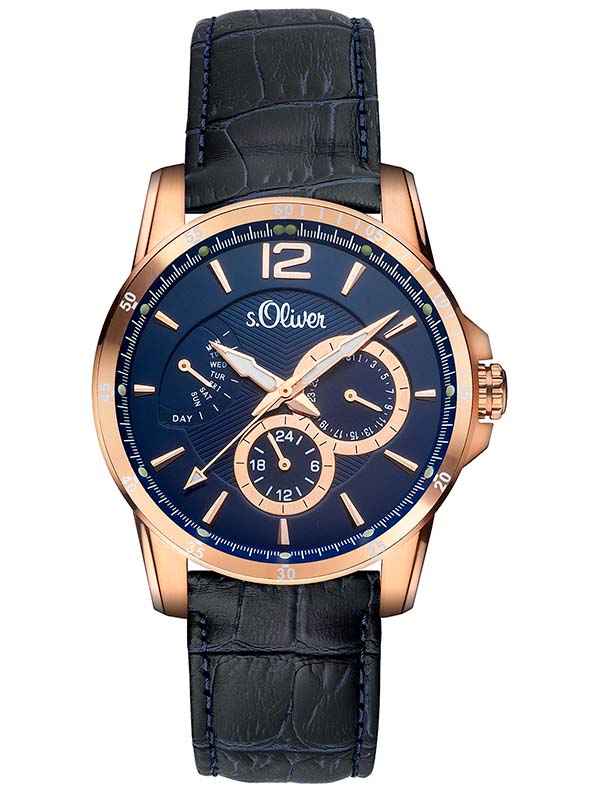 s.Oliver Lederband blau SO-2938-LM