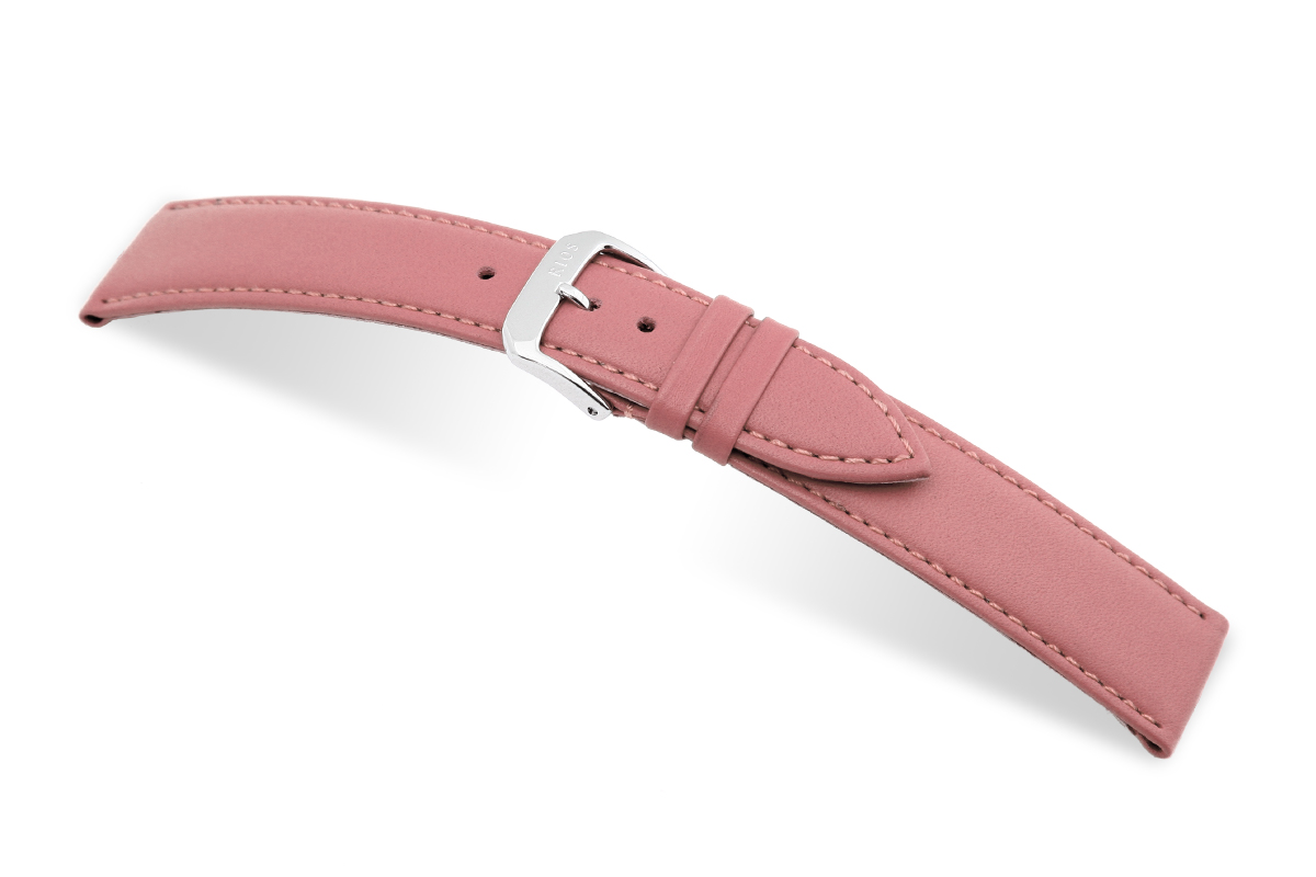 Lederband Arezzo 10mm rosa,  glatt